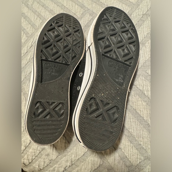 Glitter Black Platform Converse - Picture 5 of 5